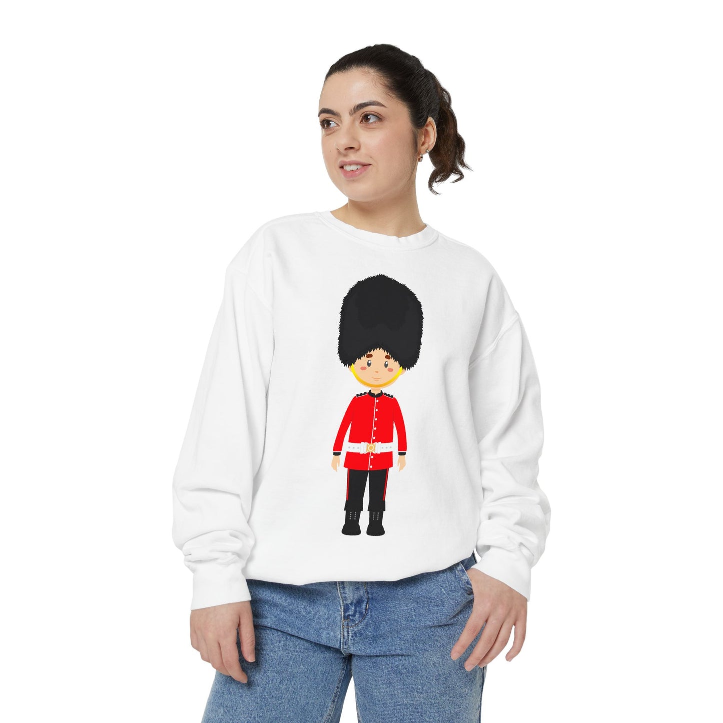 Unisex Garment-Dyed Sweatshirt - The Scarlet Soldier - Bodmin Keep Museum