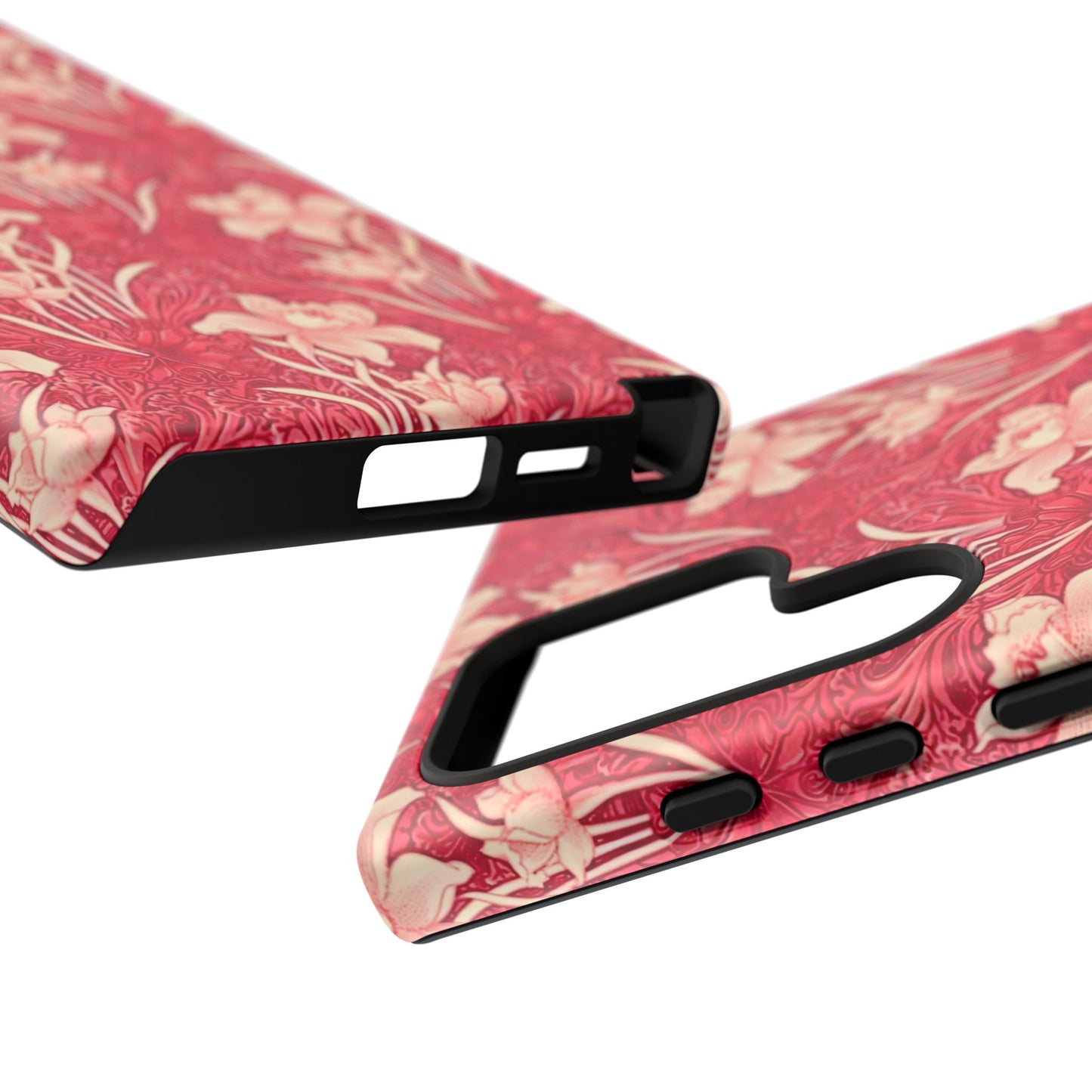 Floral Tough Phone Case - Durable, Stylish Accessory, Perfect Gift for Her, Floral Pattern, Customizable, Ideal for Daily Use