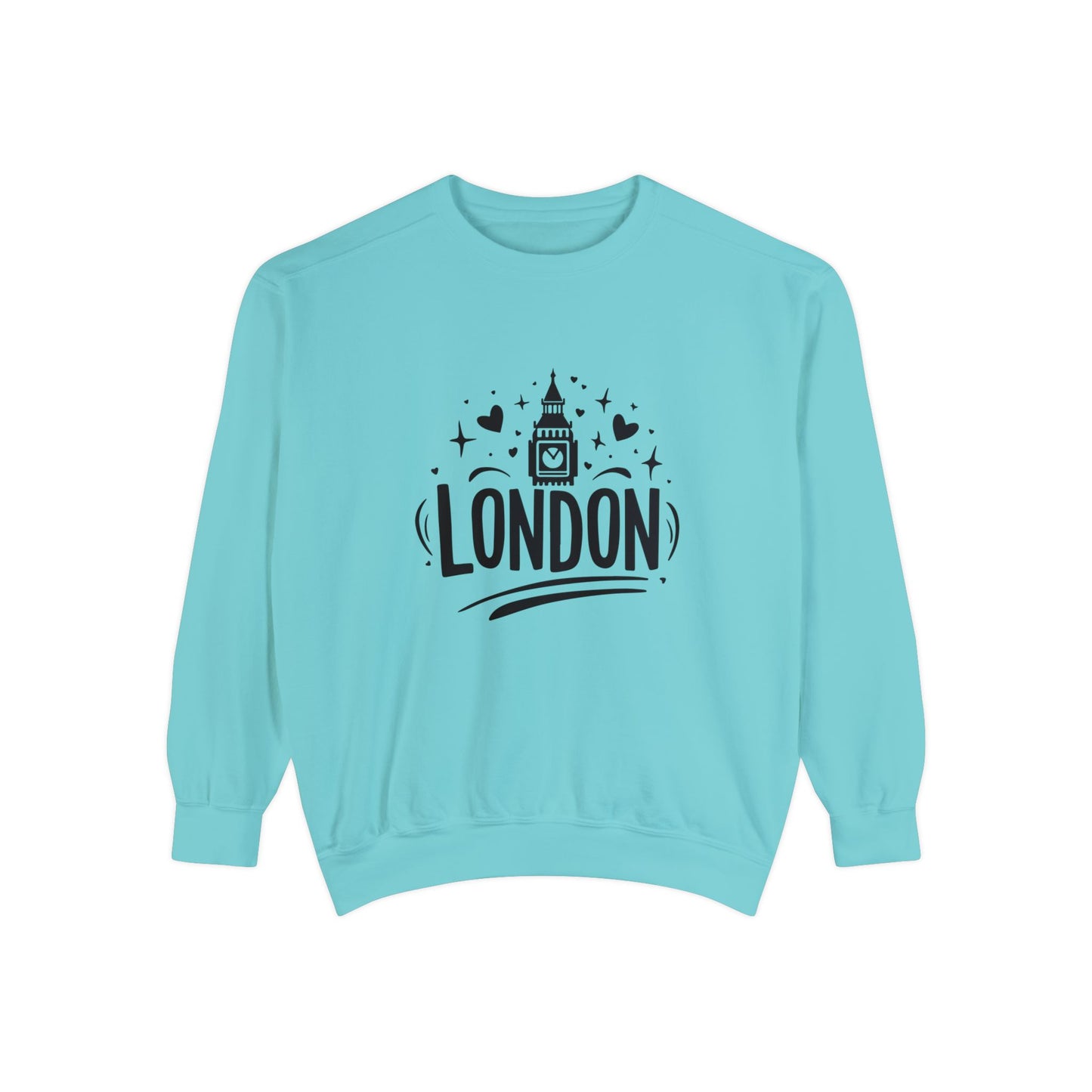 Unisex Garment-Dyed Sweatshirt Trendy - Love London