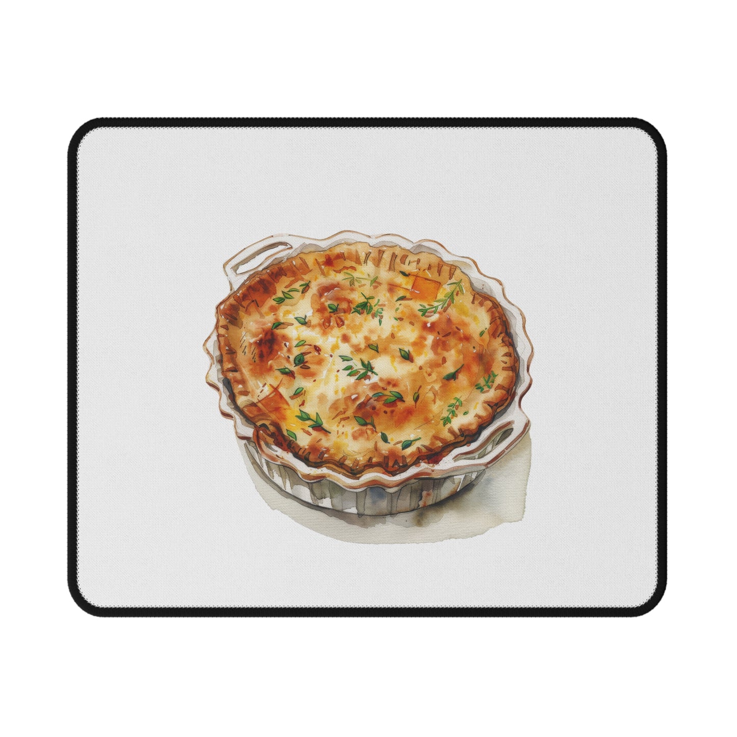 Custom Non-Slip Gaming Mouse Pad with Quiche Design, Gamer Gift, Desk Accessory, Gaming Decor, Unique Mouse Mat