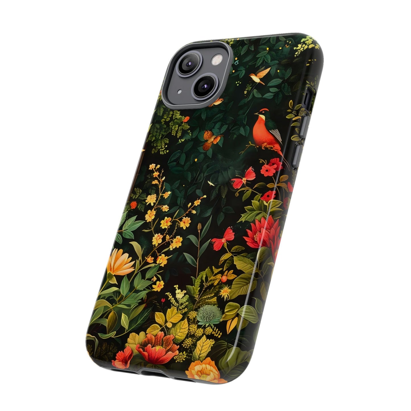 Floral Tough Phone Case, Nature-Inspired Design, Ideal for Garden Lovers, Gift for Birthdays, Christmas, Eco-Friendly Accessory