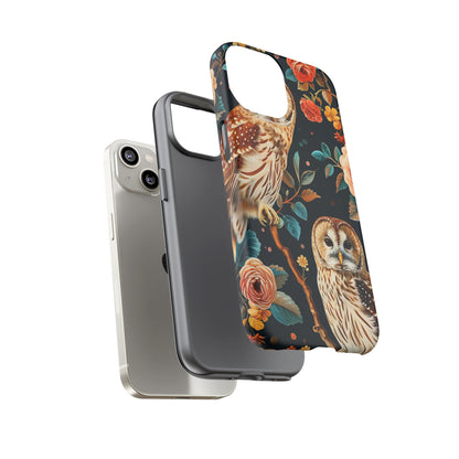 Owl Phone Case with Floral Design, Tough Phone Cover for Nature Lovers, Gift for Bird Enthusiasts, Stylish Protection for Smartphones, [...]