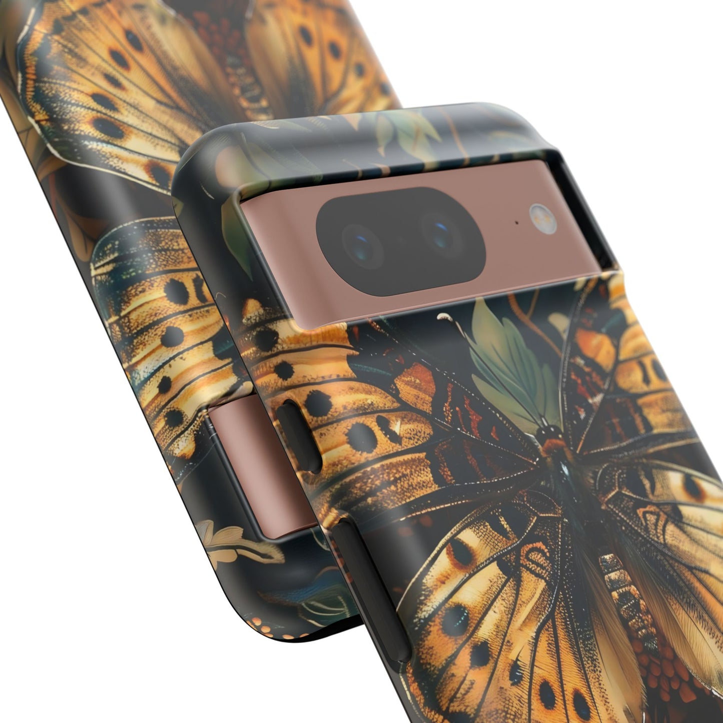 Butterfly Floral Phone Case, Tough Cases, Protective Cover, Unique Gift, Nature Lover, Art Print, Spring Decor
