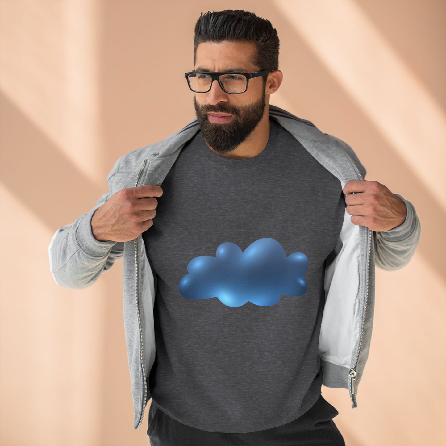Unisex Crewneck Sweatshirt - Serene Cloudscape Dreamy Cloud