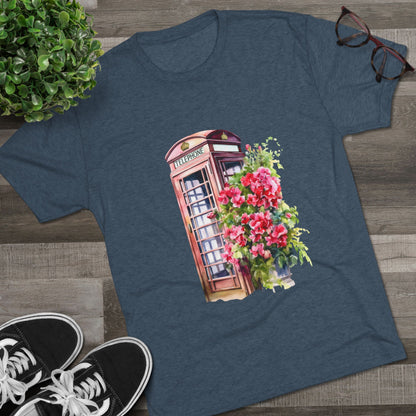 London Aesthetic Trendy Unisex Tri-Blend Crew Tee