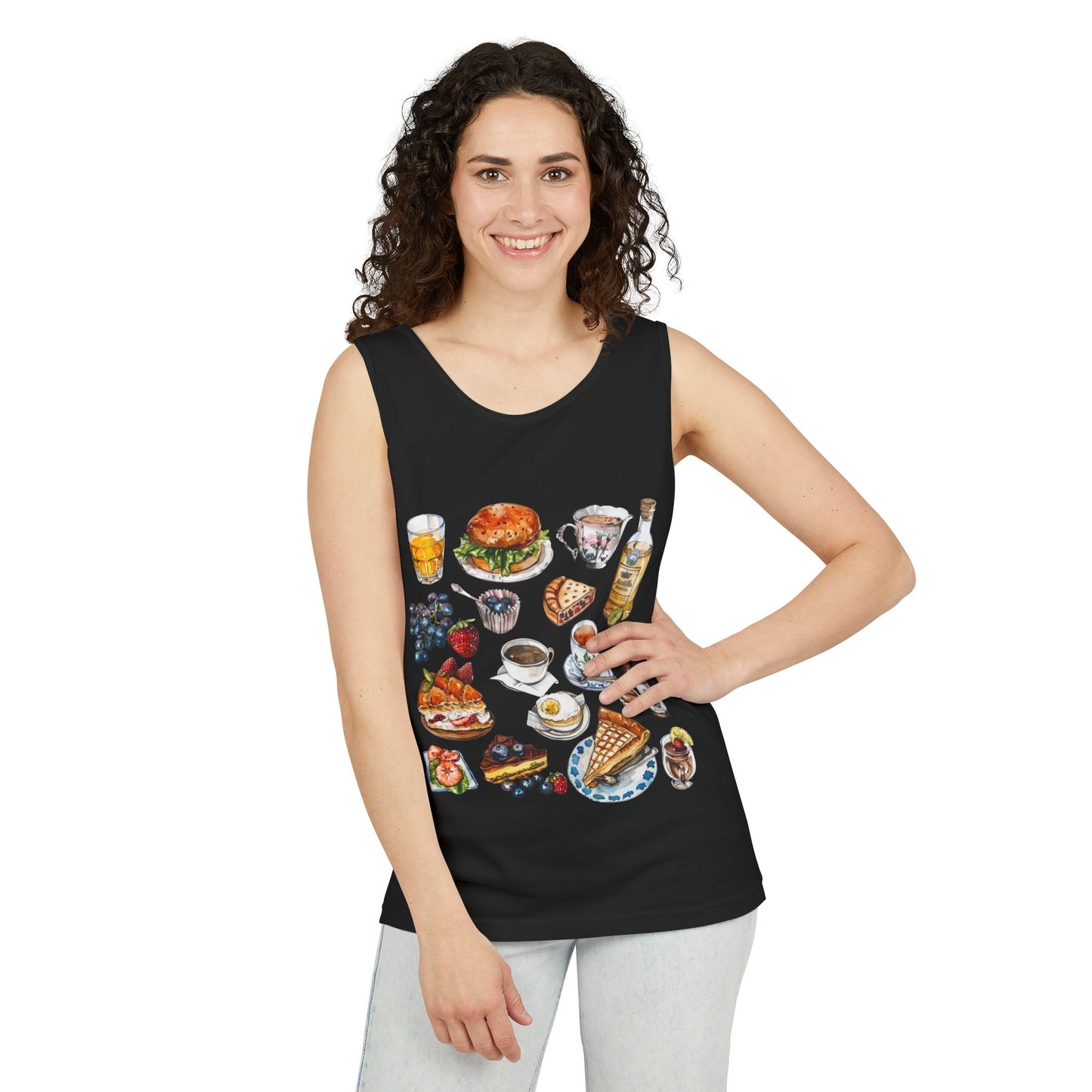 Unisex Garment-Dyed Tank Top - England’s Finest Symbols and Icons