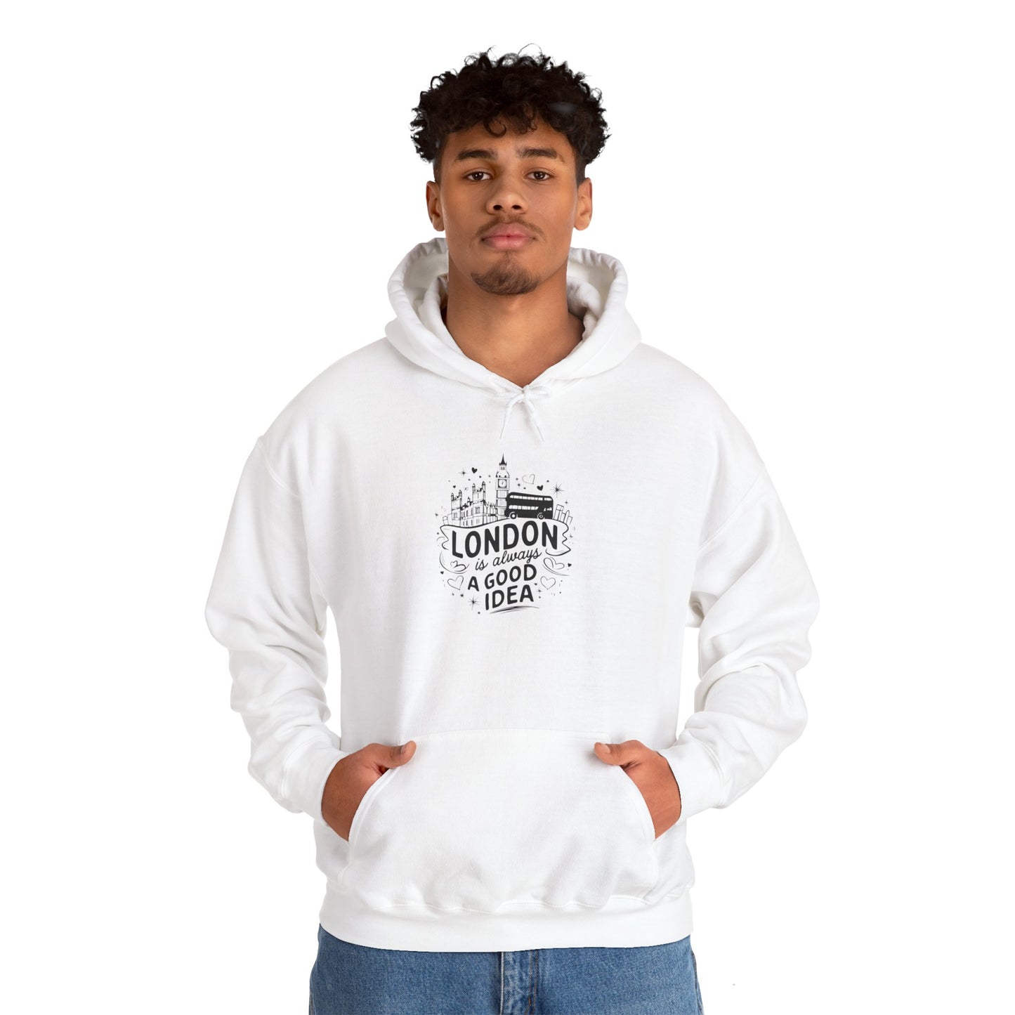 Unisex Heavy Blend™ Hooded Sweatshirt - London is Always a Good Idea