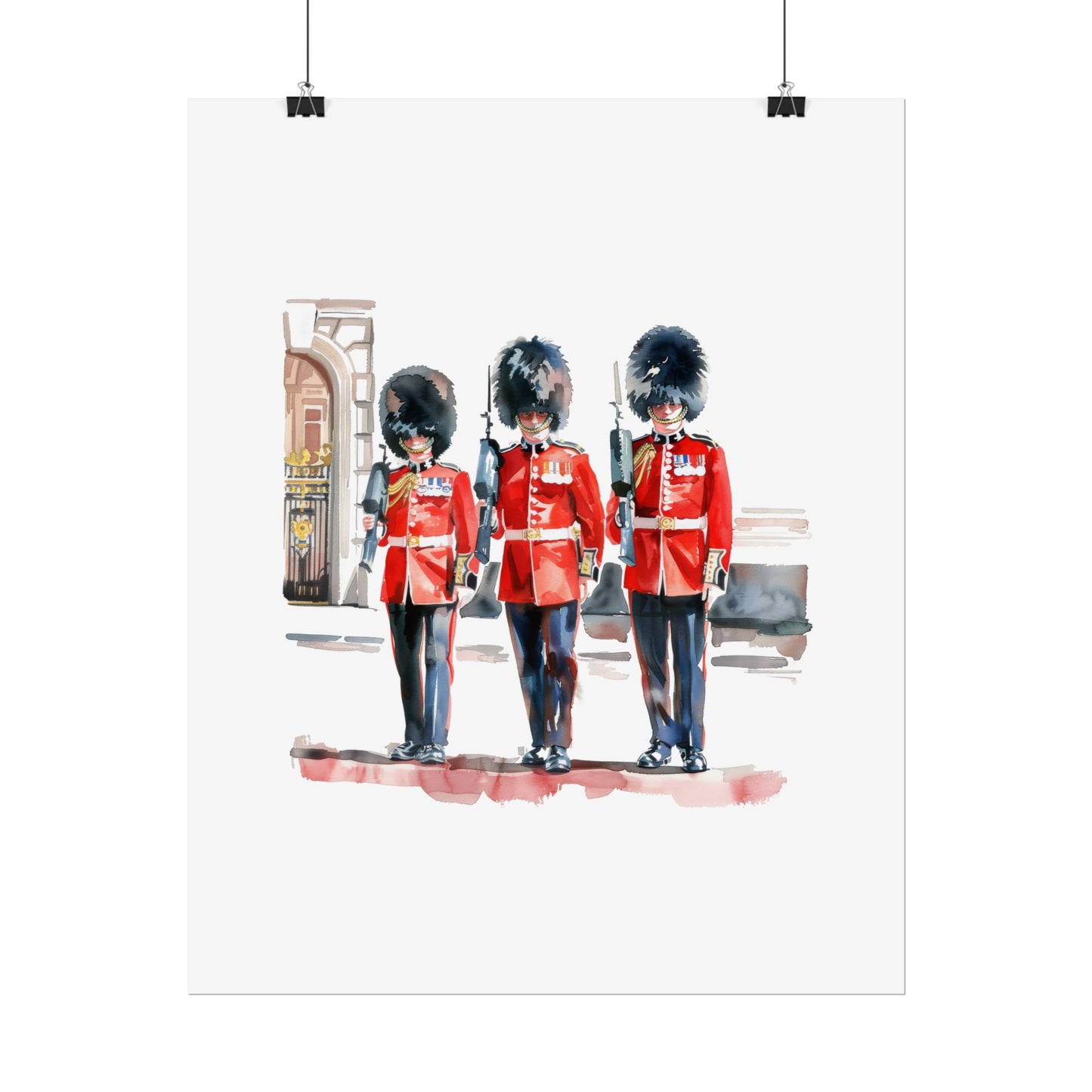 London Guard Roll-Up Posters, British Soldier Art Prints, Home Decor, Travel Gifts, Wall Art for Various Occasions