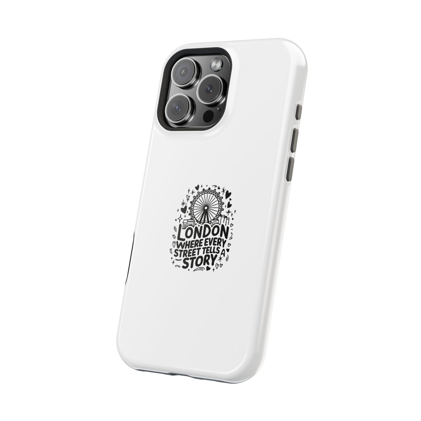 London Story Magnetic Tough Case - Unique Design for Travel Lovers