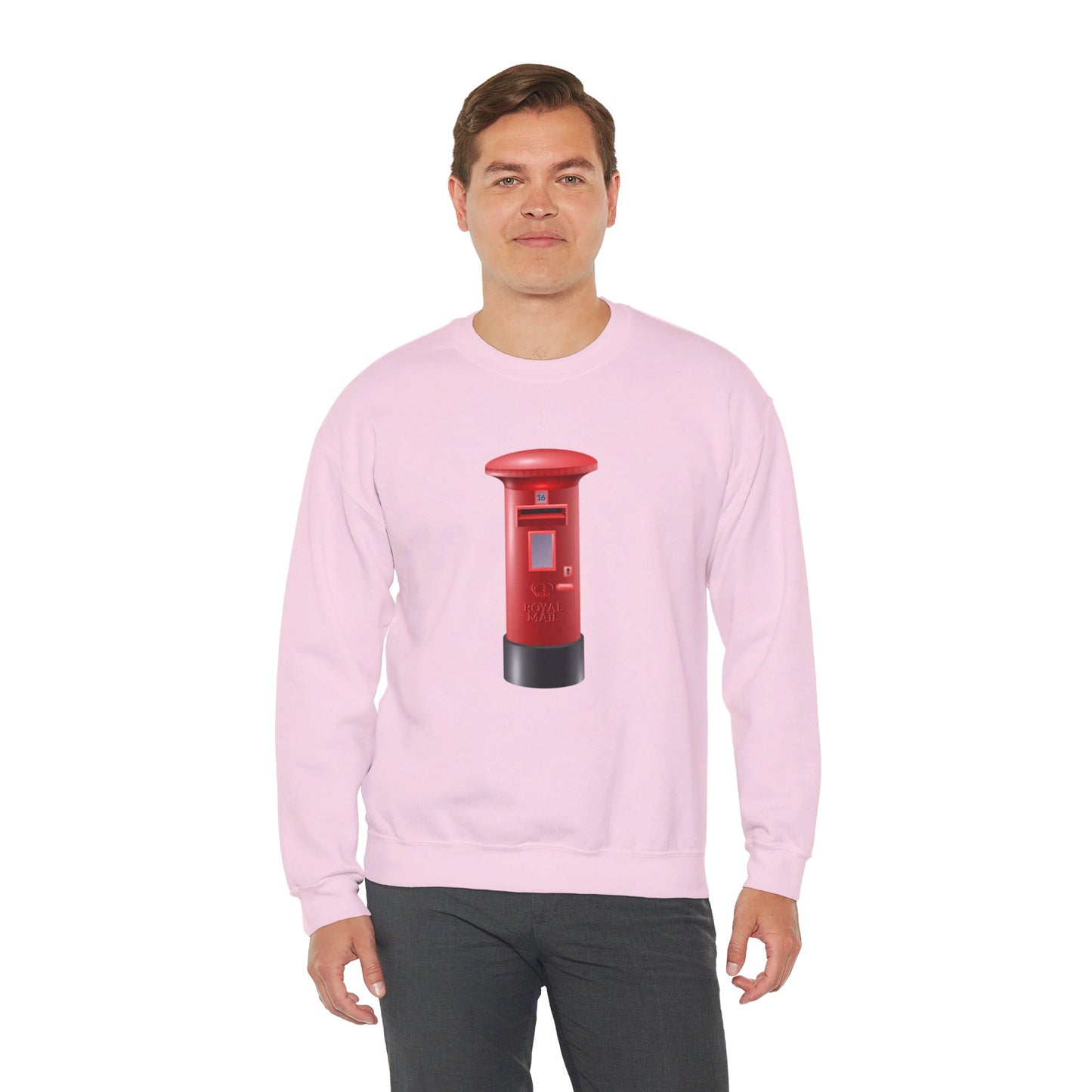 Unisex Heavy Blend™ Crewneck Sweatshirt Classy - Classic UK Royal Mailbox