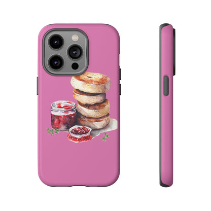 Cute Bagel Phone Case, Tough Cases for Food Lovers, Unique Gifts for Foodies, Phone Accessories for Breakfast Lovers, Fun and Stylish Cases