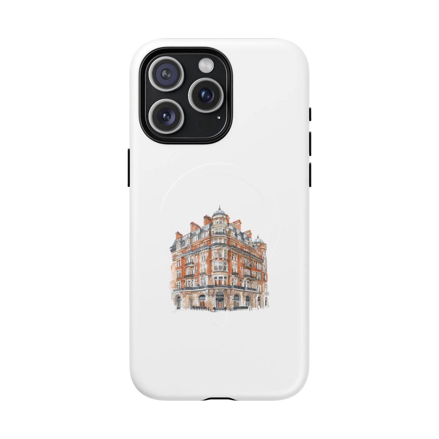 Elegant Tough Magnetic Case with Urban Design, Phone Case, Smartphone Protector, Gift for Her, Unique Tech Accessories