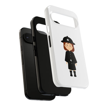 Cute Police Officer Phone Case, Tough Protective Cover, Gifts for Police Lovers, Customizable Phone Case, Unique Design