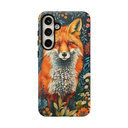 Vibrant Fox Phone Case, Tough Phone Cover, Unique Wildlife Accessory, Gift for Animal Lovers, Nature-Inspired Design