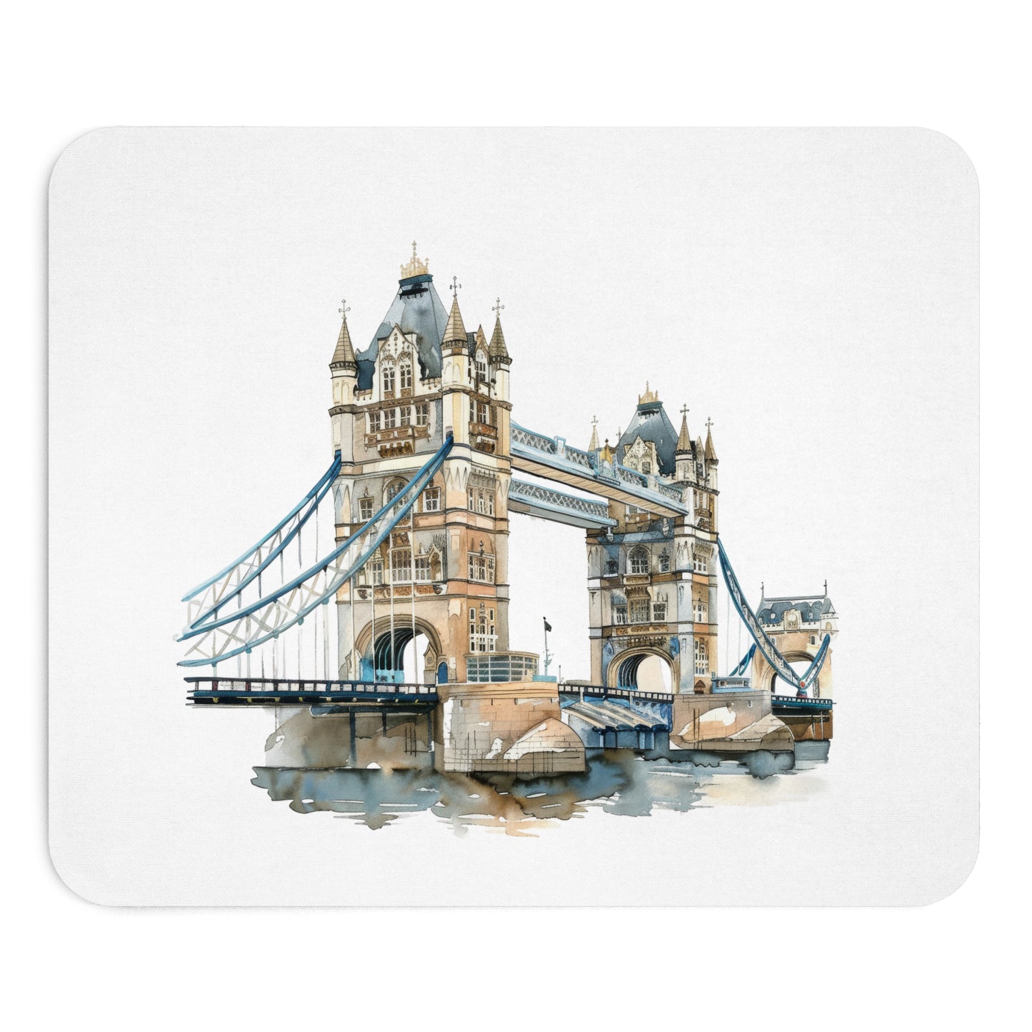 London Bridge Mouse Pad, Artistic Desk Accessory, Office Decor, Gift for Travelers, Home Office, Gamer Decor, Unique Gift