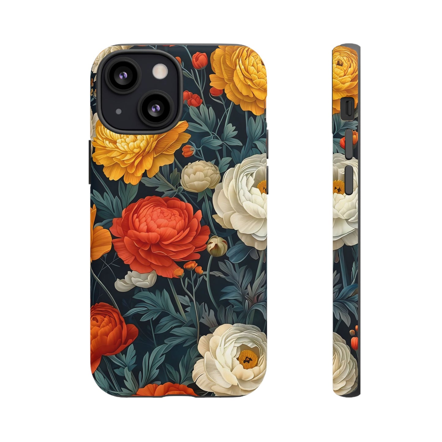 Floral Tough Case for Phones | Durable Floral Phone Cover, Boho Chic, Unique Gift for Her, Phone Protection, Flower Design