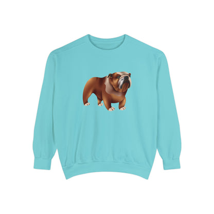 Unisex Garment-Dyed Sweatshirt All Day Wear - British Dog
