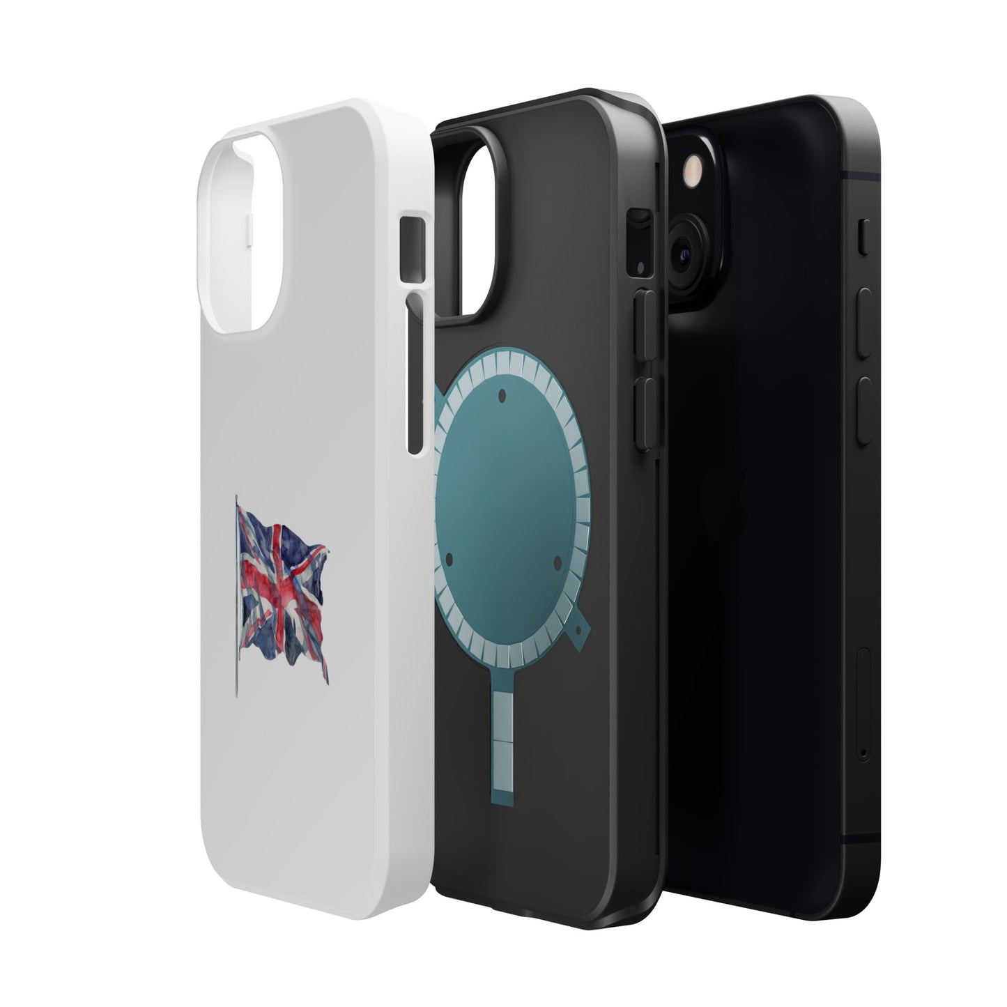 UK Flag Magnetic Tough Case, Durable Phone Cover, British Pride Accessory, Gift for Travelers, Patriot’s Tech Protector