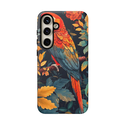 Vibrant Parrot Phone Case - Tough, Stylish, Nature-Inspired, Tropical, Wildlife, Perfect Gift, Summer Vibes