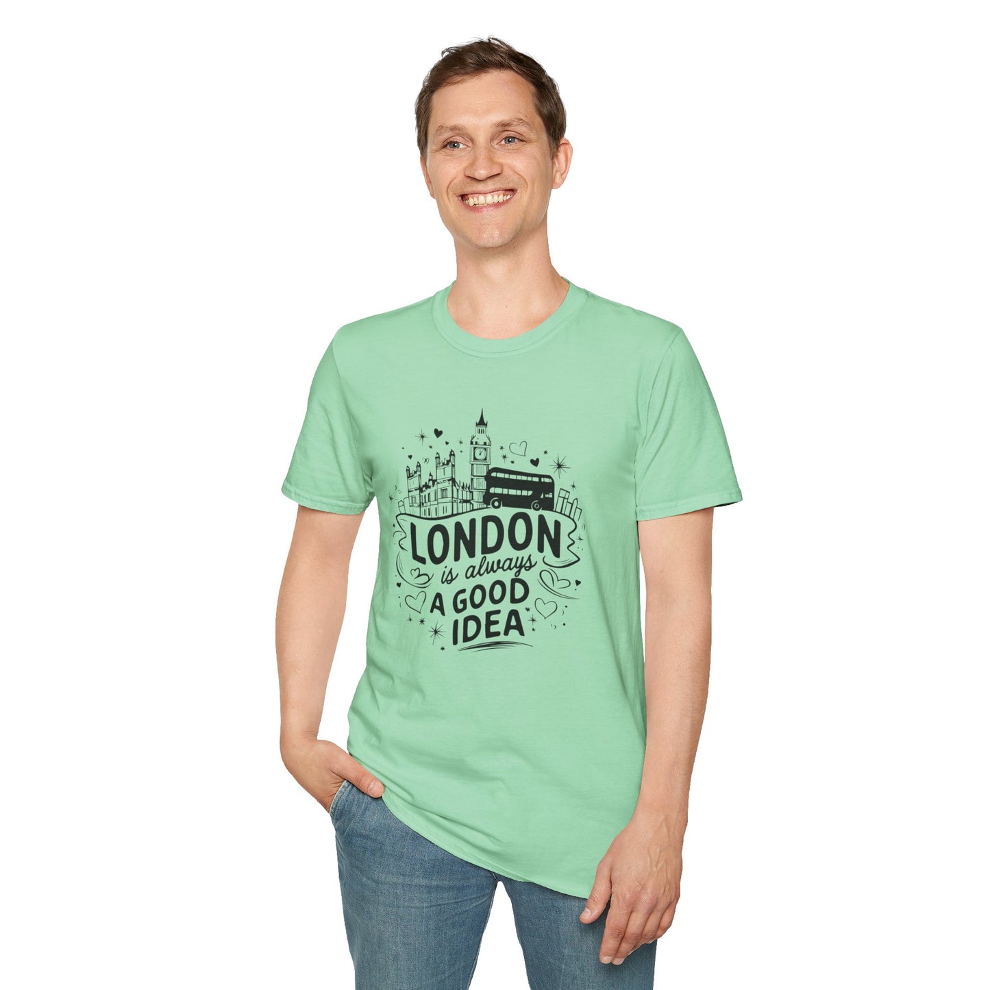 Unisex Softstyle T-Shirt Cozy - London is Always a good idea