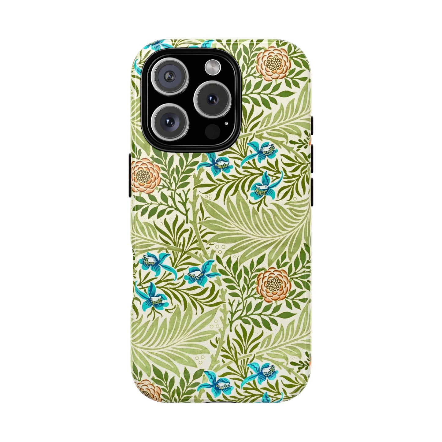 Tough Cases Phone Case, Botanical Print Phone Cover, Floral Smartphone Accessory, Nature-Inspired Tech Gear, Gift for Plant Lovers