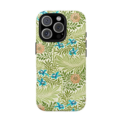 Tough Cases Phone Case, Botanical Print Phone Cover, Floral Smartphone Accessory, Nature-Inspired Tech Gear, Gift for Plant Lovers