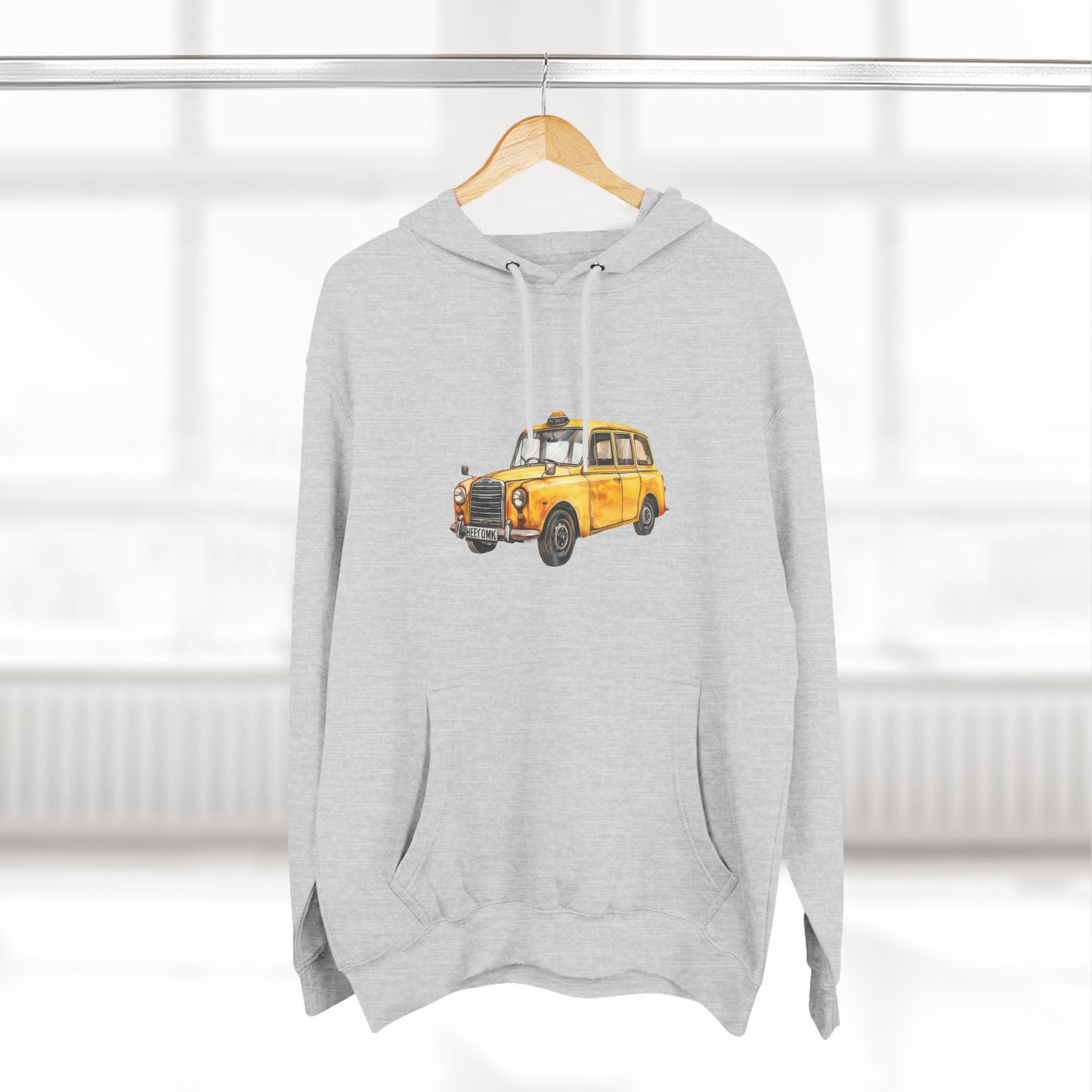 Vintage Car Classical Three-Panel Fleece Hoodie