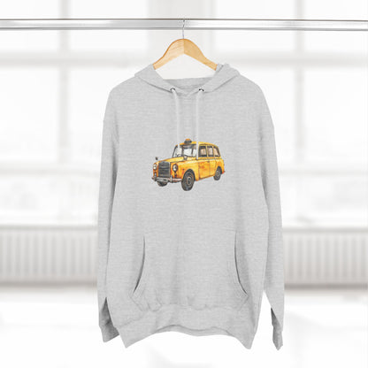 Vintage Car Classical Three-Panel Fleece Hoodie