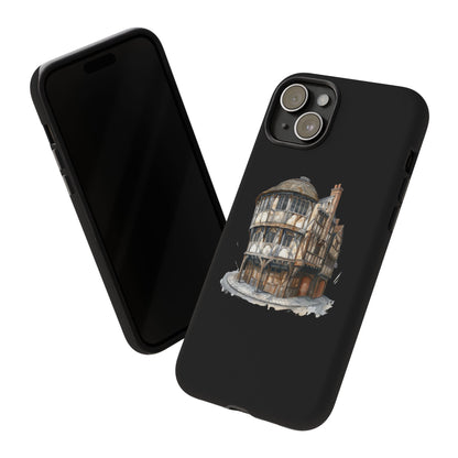 Stylish Phone Case featuring Unique Building Design, Art Lover Gift, Durable Phone Cover, Trendy Gadget Accessory, Unique Gift for Her