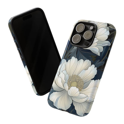 Elegant Floral Phone Case, Floral iPhone Cover, Flower Art Phone Case, Eco-Friendly Mobile Protection, Tough & Stylish Phone Case