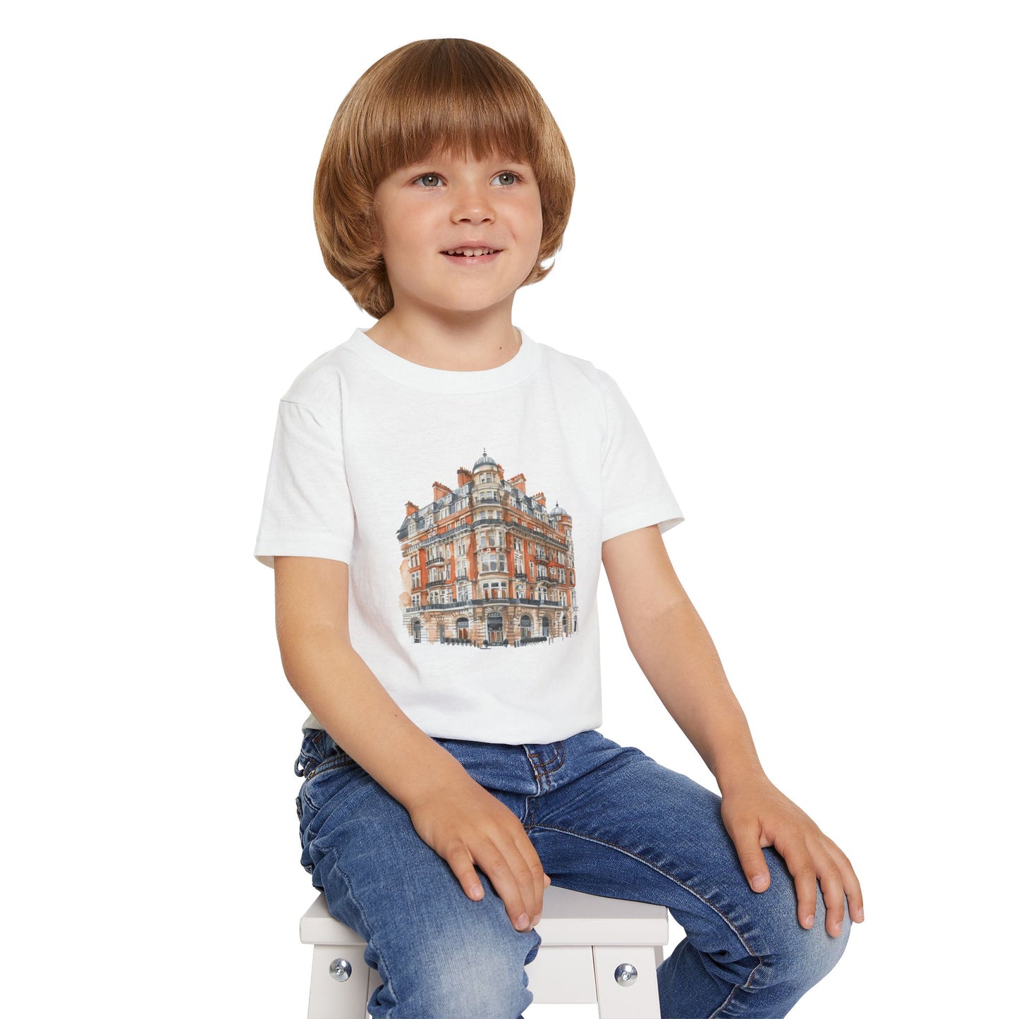 Toddler Cityscape T-shirt - Cute Urban Design for Kids