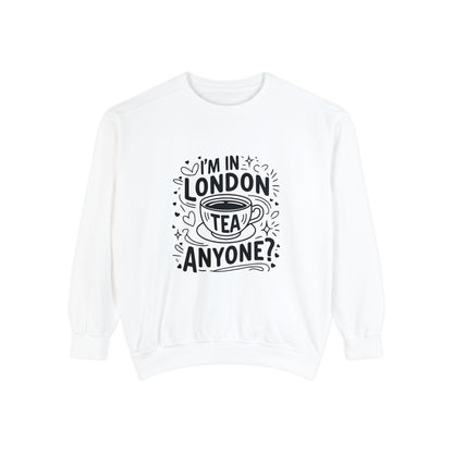 Unisex Garment-Dyed Sweatshirt Durable - London's Tea