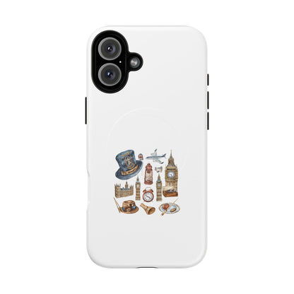 Stylish Tough Magnetic Phone Case Featuring Iconic London Landmarks, Durable Protection, Gift for Travelers, Phone Cover, Customizable [...]