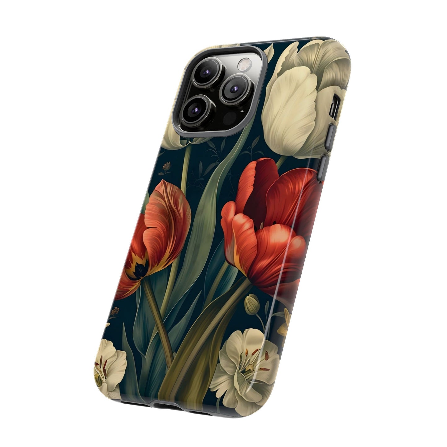 White Flower Tough Cases
