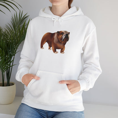 Unisex Heavy Blend™ Hooded Sweatshirt - Adorable British Dog