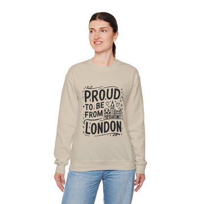 Unisex Heavy Blend™ Crewneck Sweatshirt - Proud to be from London