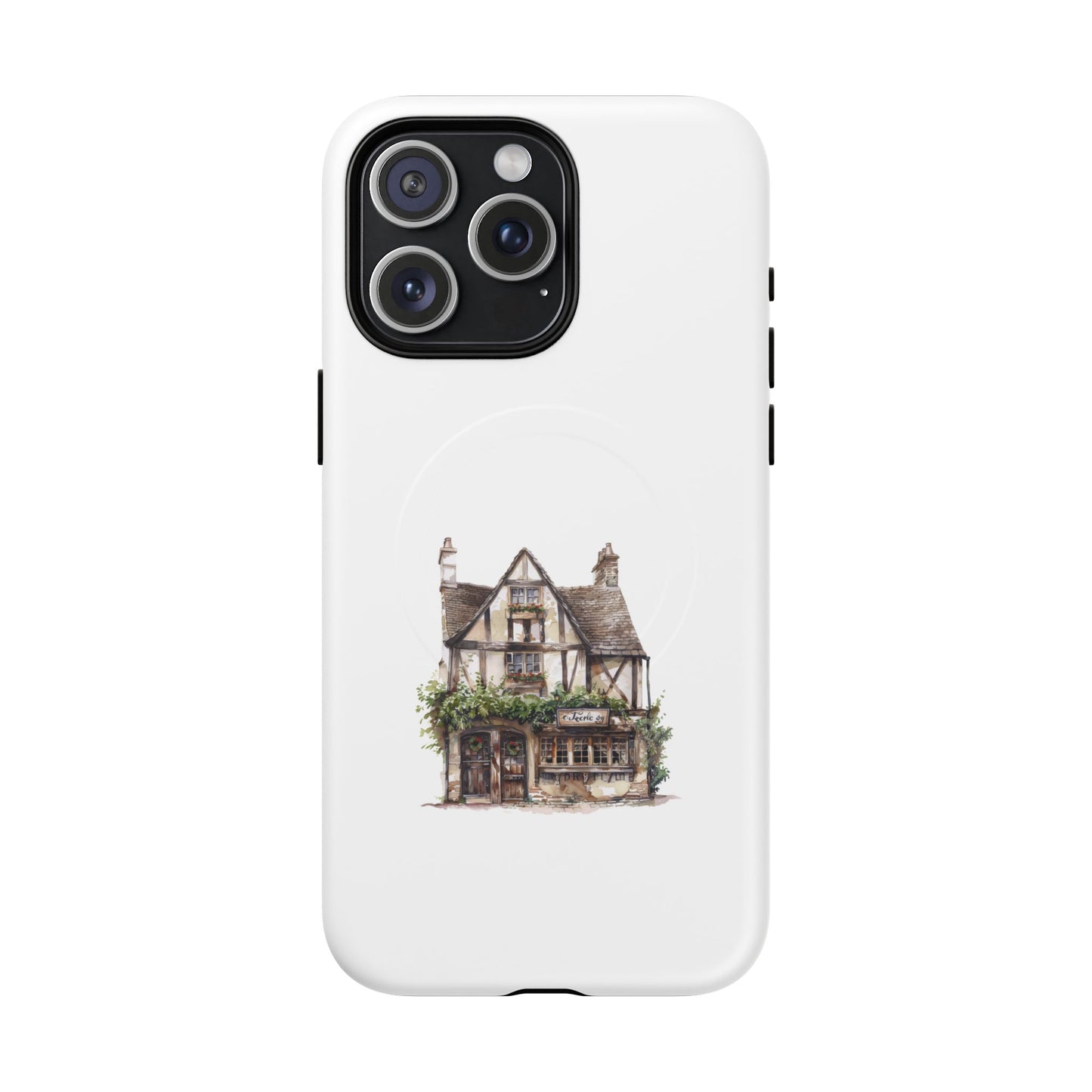 Charming Cottage Magnetic Phone Case, Tough Cell Phone Cover, Unique Gift for Home Lovers, Holiday Essentials, Customizable Design