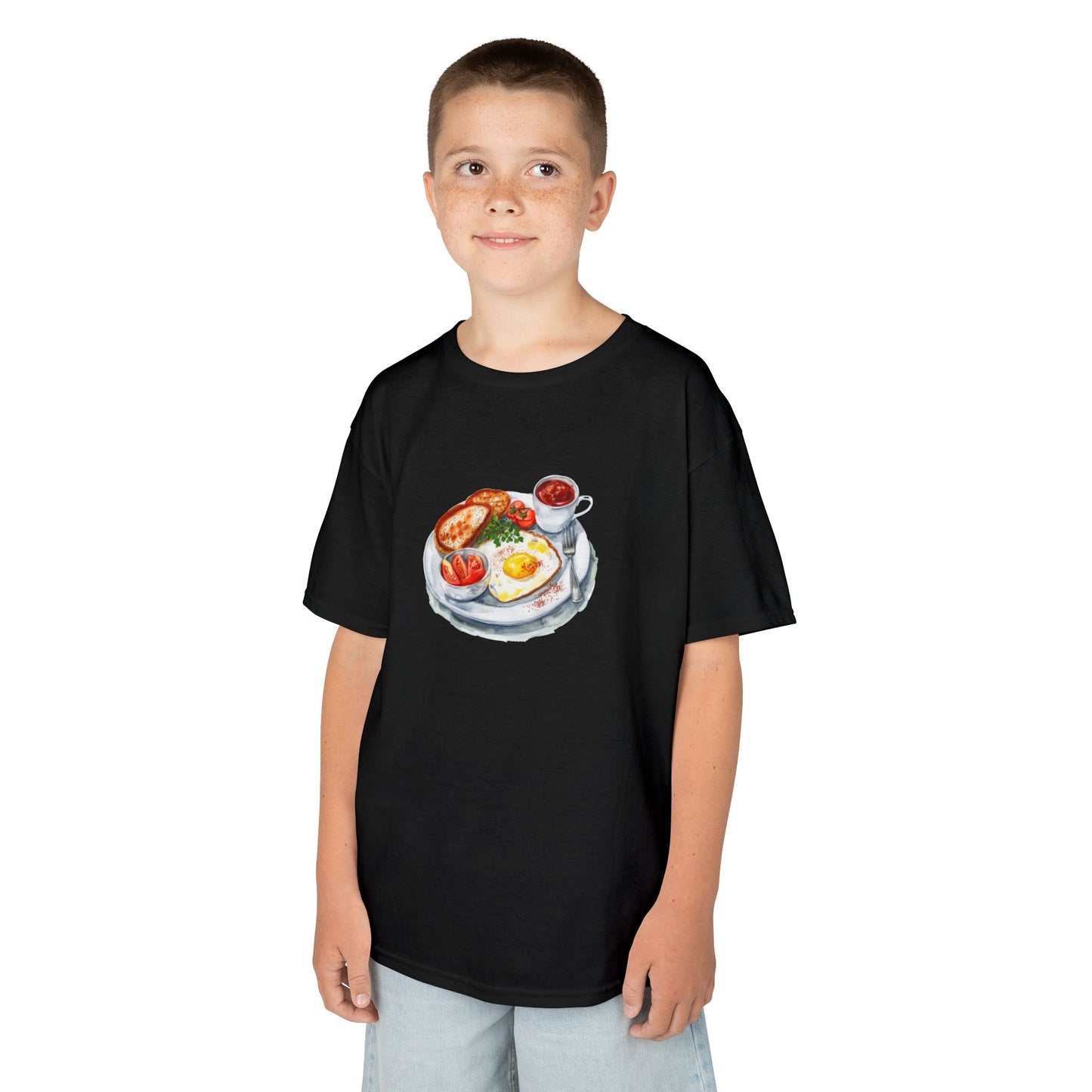 Kids  Tee -  Watercolor Culinary Art - Food Illustration - Fun Food Design for Young Foodies!