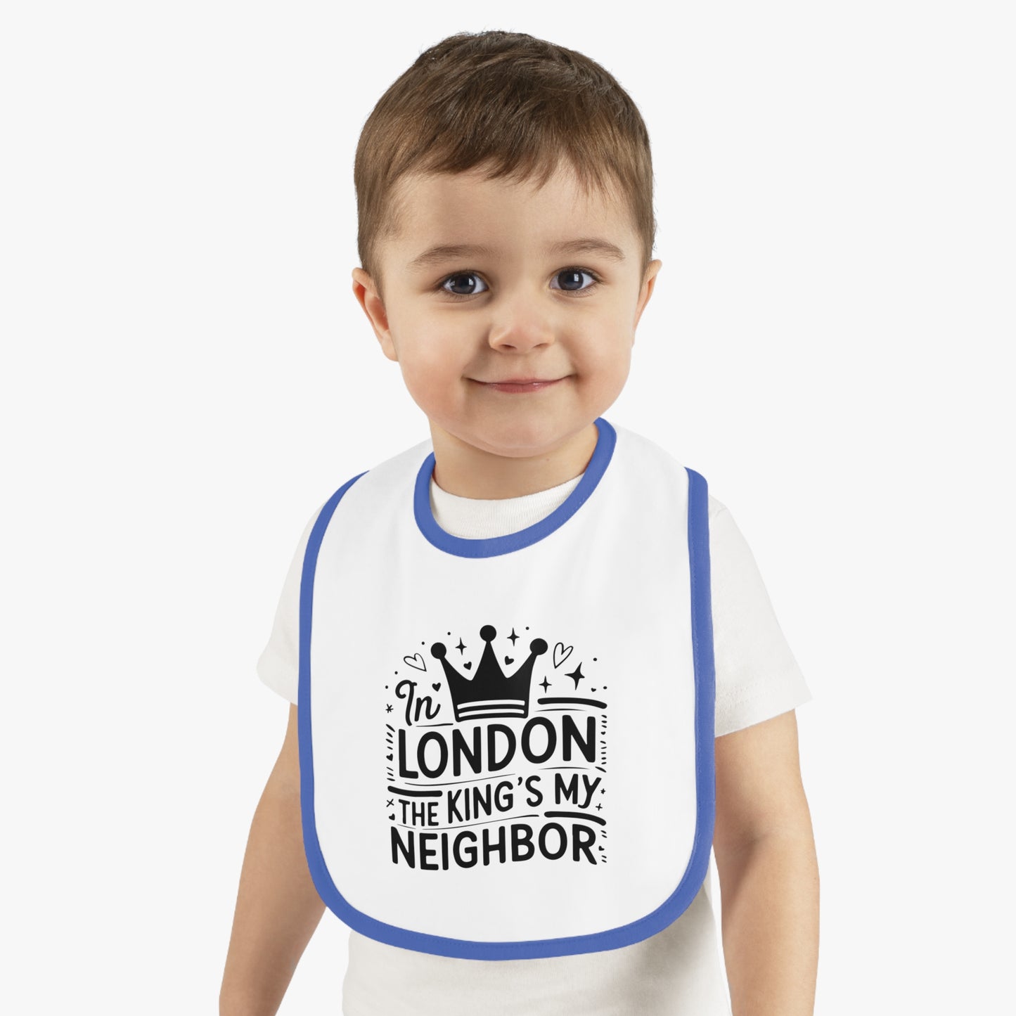 Royal Baby Bib, Cute Baby Bib, London Themed Bib, Newborn Gift, Baby Shower Present