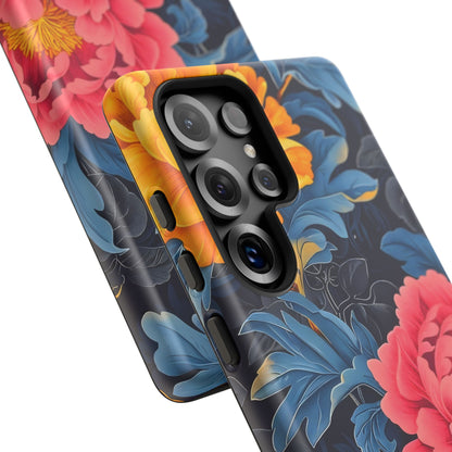 Floral Phone Case, Tough Cases, Stylish Mobile Cover, Gifts for Her, Phone Accessories, Unique Flower Design