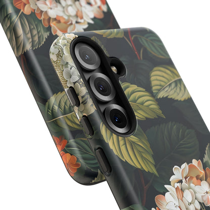 Floral Phone Case - Tough Cases, Nature Lover Gift, Floral Design, Botanical Phone Cover, Stylish Cellphone Accessory, Mother's Day Gift