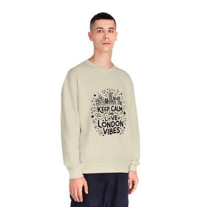 Unisex NuBlend® Crewneck Sweatshirt - Keep Calm and Love London Vibes