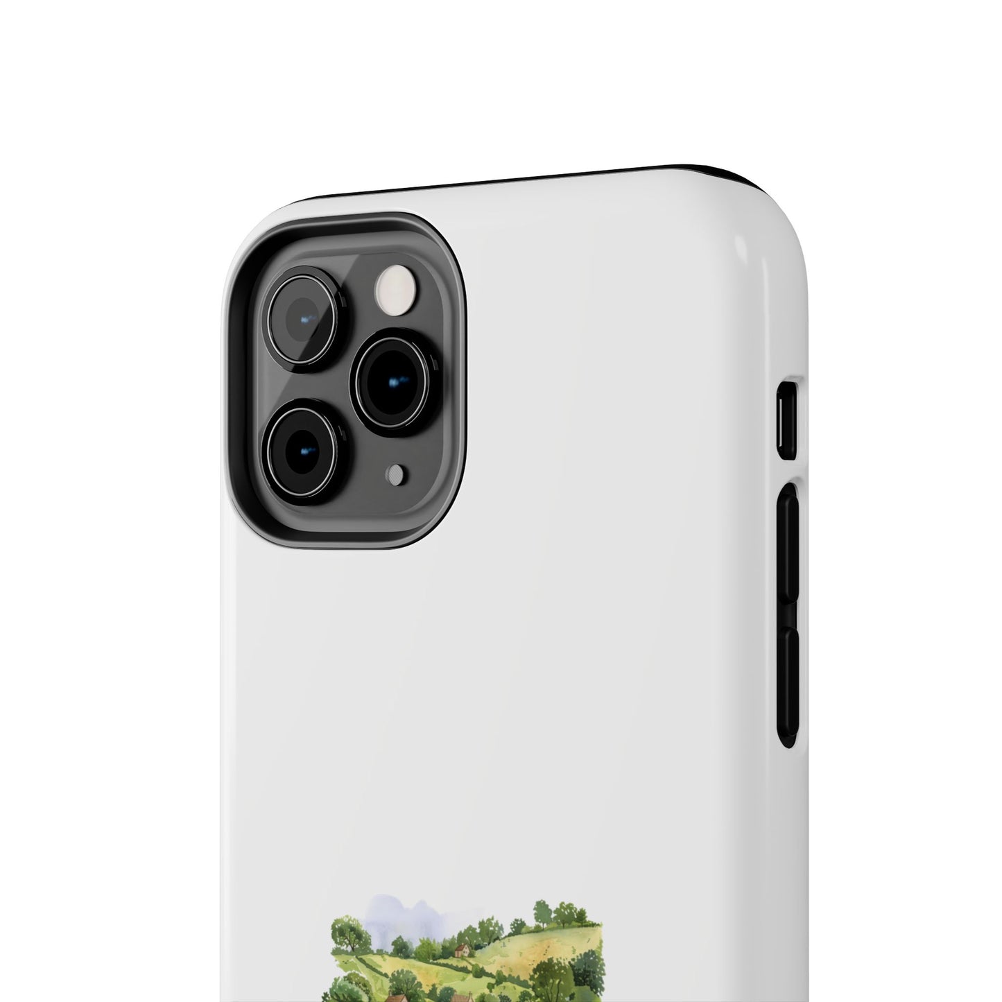 Charming Village Art Phone Cases, Durable Tough Cases for Nature Lovers, Eco-Friendly Gift, Phone Accessories for Holidays
