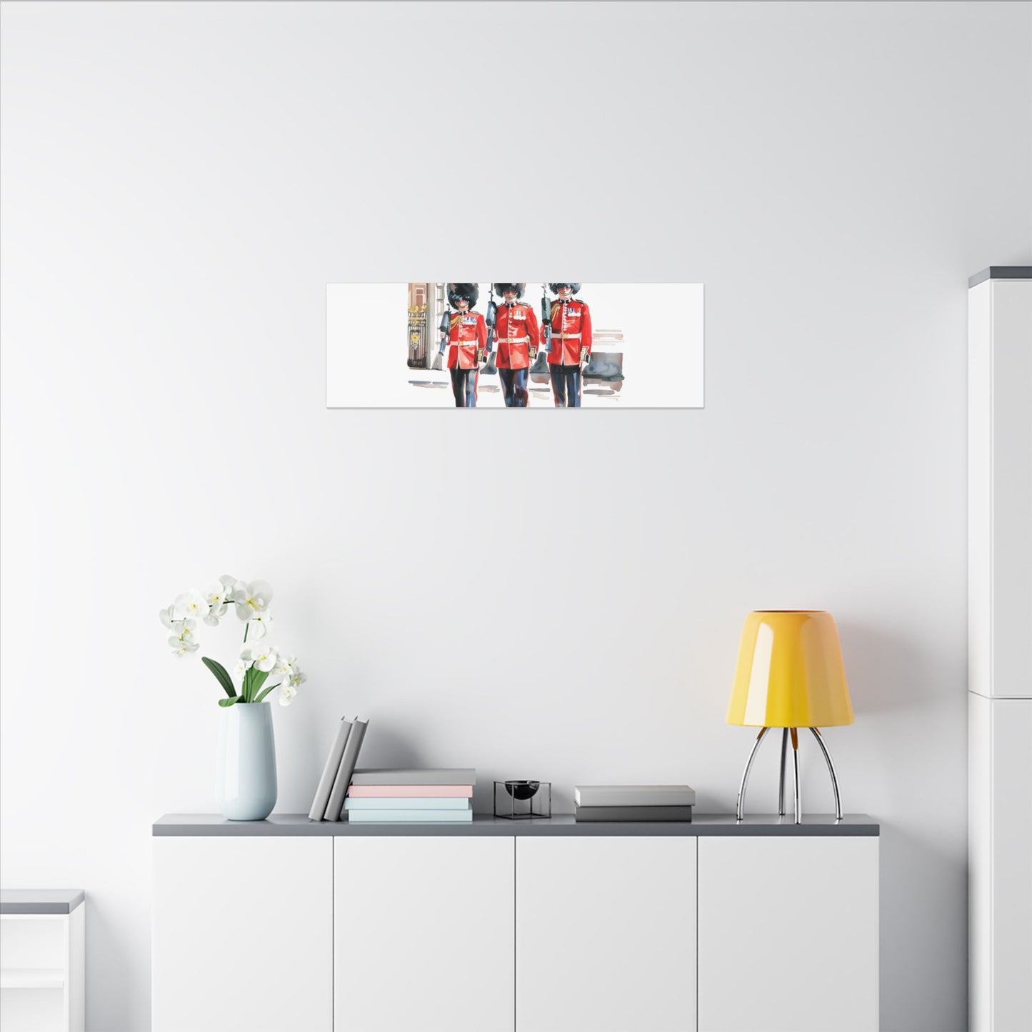 Royal Guards Canvas Print, British Wall Art, Home Decor, Unique Gift, London Culture