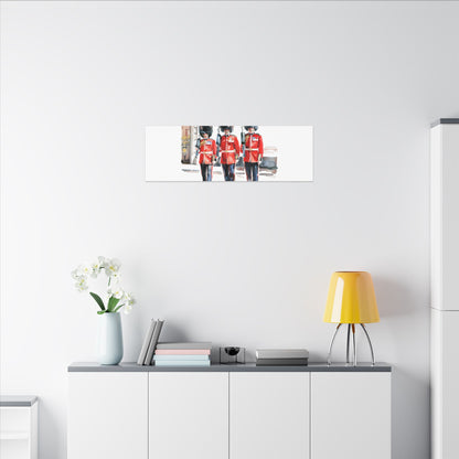 Royal Guards Canvas Print, British Wall Art, Home Decor, Unique Gift, London Culture