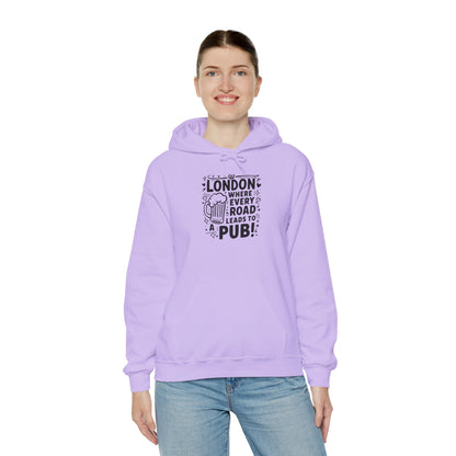 Unisex Heavy Blend™ Hooded Sweatshirt - London's Pub leading Roads