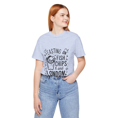 Unisex Jersey Short Sleeve Tee - Fsih Chips and London