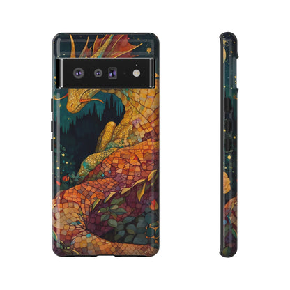 Dragon Art Phone Case, Tough Phone Cover, Fantasy Gift, Unique Mobile Accessory, Dragon Lover Gift, Stylish Protection