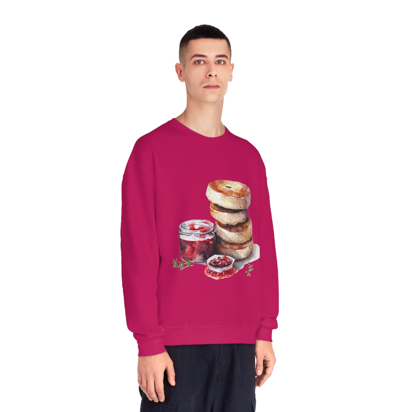 Unisex NuBlend® Crewneck Sweatshirt - British Royal Feast Opulent Dining Fit for Royalty