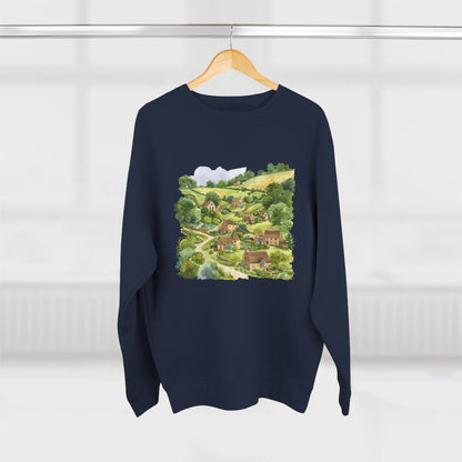 Unisex Crewneck Sweatshirt - Street London Aesthetics Urban Charm and Classic City Vibes